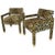 Leopard Parsons Chairs with Brass Sabots, Custom - a Pair For Sale - Image 12 of 12
