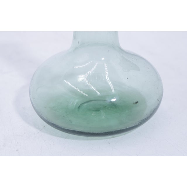 Antique Pair of Hand Blown Glass Bottle Vases For Sale In Philadelphia - Image 6 of 13