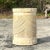 Coastal Late 20th Century Vintage Washed Pencil Reed & Tessellated Stone Pedestal For Sale - Image 3 of 5