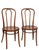 Wood Early 20th Century Pr. Vienna Secessionist Bentwood Cafe Bistro Chairs by Thonet For Sale - Image 7 of 14