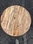 2020s Vintage Round Wood & Metal Coffee Table For Sale - Image 5 of 6