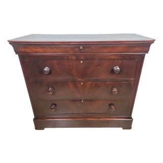 Victorian English Chest of Drawers in Mahogany, 1890 For Sale