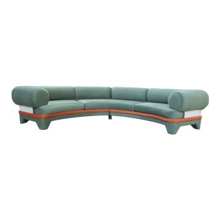 Vintage Used Curved Couches Sofas For Sale Chairish