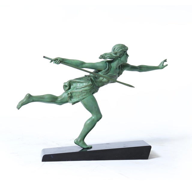 Emile Carlier, The Huntress, 1925, Metal For Sale - Image 3 of 18