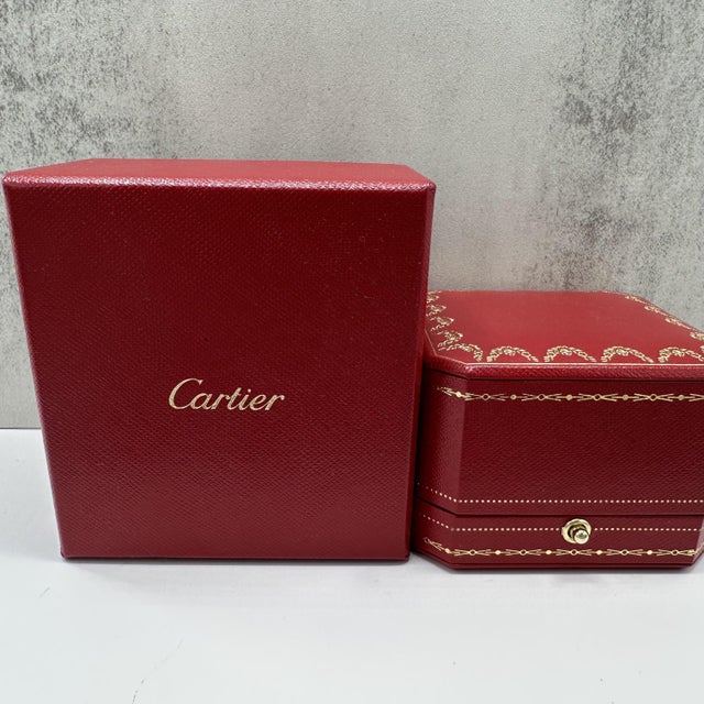 Metal Designer Cartier 1895 Wedding Band 18kt Yellow Gold Size 9 With Papers For Sale - Image 7 of 9
