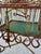Bottle Green Vintage Hanging Iron Super Cute Bird Cage Boho Chic For Sale - Image 8 of 10