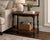 English Mid 20th Century Old Chapel™ Solid Wood Turned-Leg Accent Table in Satin Walnut & Dark Walnut For Sale - Image 3 of 3