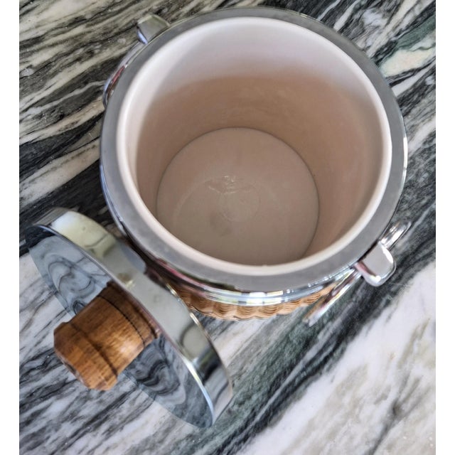 Wood Late 20th Century Yacht Demi Ice Bucket For Sale - Image 7 of 12