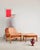 Beige Brutalist Lounge Chair with Ottoman in Oak and Leather by Tage Poulsen, Denmark, 1960s, Set of 2 For Sale - Image 8 of 18