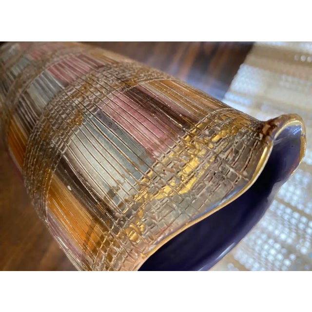 1960s Aldo Londi for Bitossi “Seta” Pitcher – Italian Mid-Century Modern Ceramic Jug For Sale - Image 5 of 8
