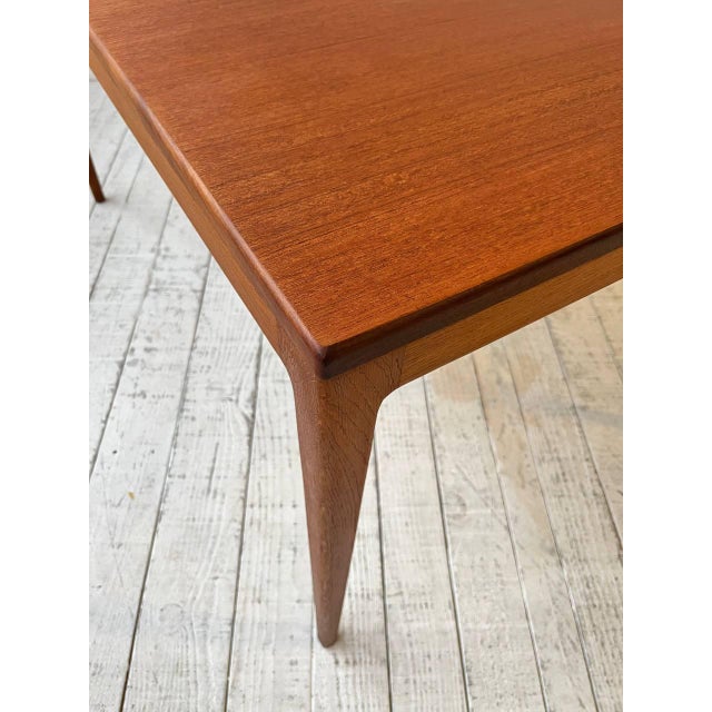 Purple Retractable Dining Table in Teak by Hartmut Lohmeyer for Wilkhahn For Sale - Image 8 of 12