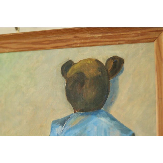 M. Larsson, Still Life with Bear, 1960s, Oil on Panel, Framed For Sale - Image 5 of 10