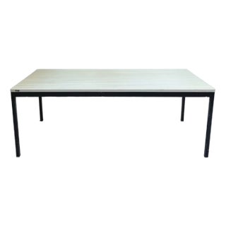 Vintage Rectangular Marble Top Coffee Table by Florence Knoll for Knoll International For Sale