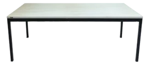 Vintage Rectangular Marble Top Coffee Table by Florence Knoll for Knoll International