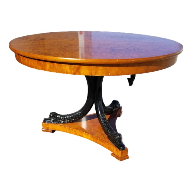 1970's Hand Carved Italian Dining Table For Sale