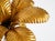 Mid-Century Florentine Gilded Side Table with Large Leaves and Glass Top, 1960s For Sale - Image 16 of 18