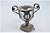 Glass Compote Dish with Embossed Silver Structure and Removable Lid For Sale - Image 9 of 9