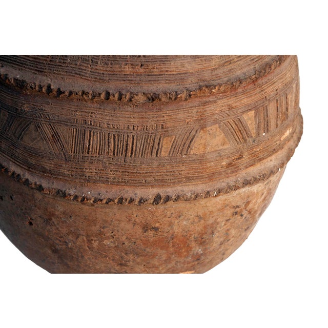 Mid 20th Century Antique Hand Thrown Nigerian Water Jar, Small For Sale - Image 5 of 6