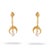 Bronze Mystic Moonlight Pearl Gold Earrings, A Pair For Sale - Image 8 of 11