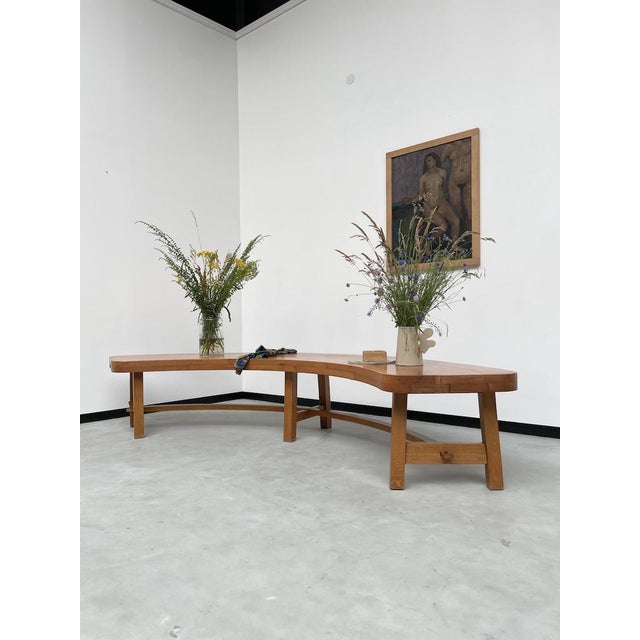 Coffee Table in Elm by Pierre Chapo, 1960s For Sale - Image 10 of 18