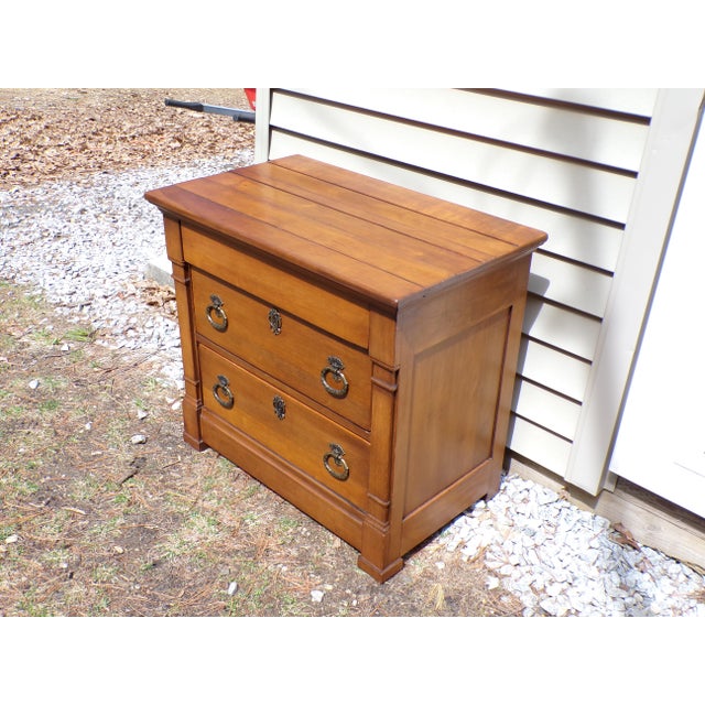 Mid 20th Century Vintage Neoclassical Style Henredon Chest of Drawers Dresser Server Night Stand For Sale - Image 5 of 13