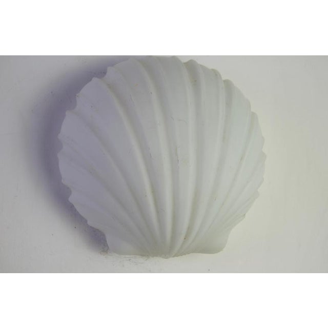 Opaline Glass Shell Wall Lamps from Glashütte Limburg, 1960s, Germany, Set of 2 For Sale - Image 11 of 12