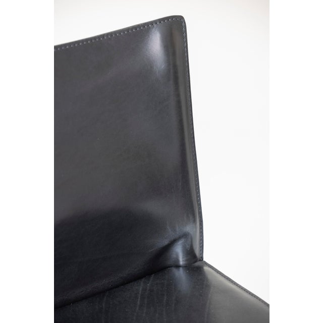 1970s Model 413 Cab Dining Chairs by Mario Bellini for Cassina, 1977, Set of 6 For Sale - Image 5 of 16
