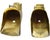 Gold Early 20th Century Spanish-Colonial Equestrian Brass Horse Slipper Stirrups - A Pair For Sale - Image 8 of 8