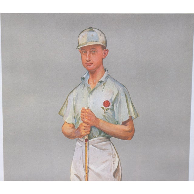 Traditional "Buck" (Walter S. Buckmaster) Polo Player Spy Print For Sale - Image 3 of 4