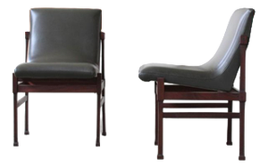 Scandinavian Armchairs, 1950s, Set of 2