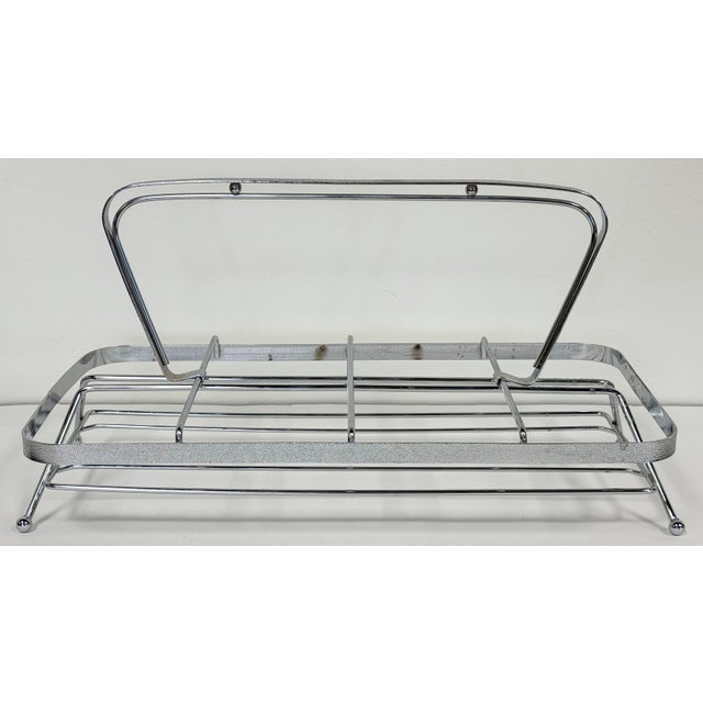 Vintage Dorothy Thorpe Silver Fade Roly Poly Glasses in Caddy For Sale - Image 9 of 11