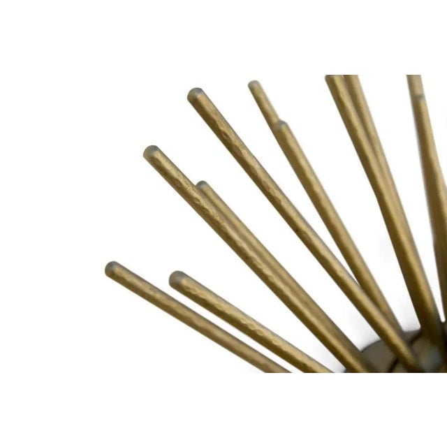 Sconce In Hammered Brass For Sale - Image 4 of 5