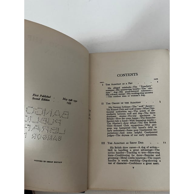1933 Our Friend the Alsatian Book For Sale - Image 4 of 5