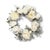 English White Roses & Sage Door Wreath 17" Flower Elegant Summer Spring Gorgeous For Sale - Image 13 of 17