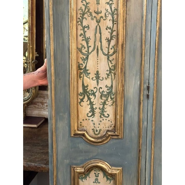 Pair of Italian Painted Doors For Sale In Dallas - Image 6 of 8