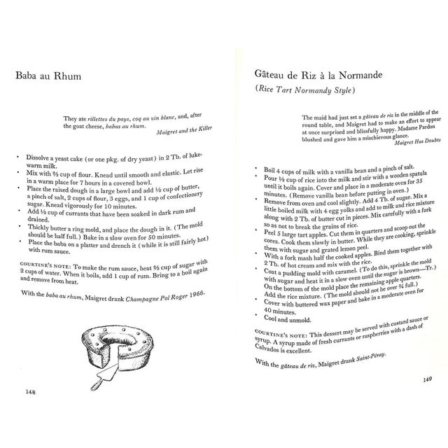 "Madame Maigret's Recipes" 1975 Courtine, Robert J. For Sale - Image 9 of 11