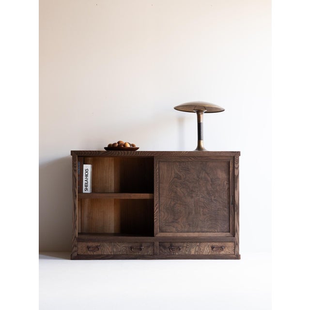 Japanese Antique Tansu Cabinet/ Wabi-Sabi / Taishō–Shōwa Period 1910-40s For Sale - Image 4 of 18