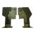 1970s Austria Pair Modernist Profile Head Sculptures tamped Hagenauer Wien - a Pair For Sale
