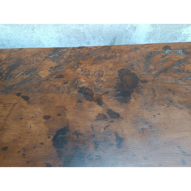 Antique Rustic Walnut Table For Sale - Image 15 of 18