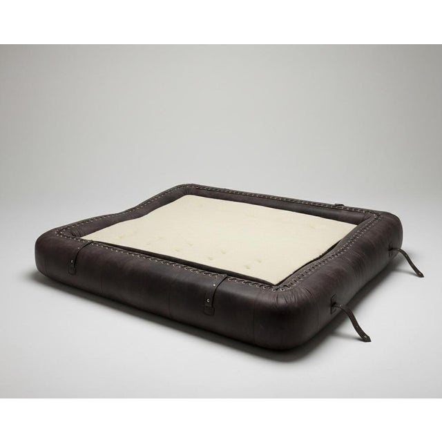 Anfibio Sofa Bed in Leather by Alessandro Becchi for Giovannetti, 1970s For Sale - Image 15 of 18