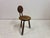 French Carved Oak Chair in the style of Charles Dudouyt, 1950s For Sale - Image 9 of 15