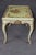 Italian Venetian Distressed Painted Louis XV Style Coffee Table For Sale - Image 9 of 16