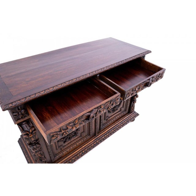 Carved Chest of Drawers, France, 1880s For Sale - Image 4 of 12