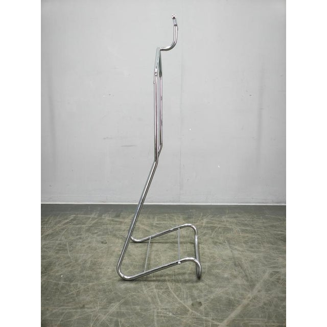 Metal Bauhaus Chrome Valet Stand from Mücke Melder, Former Czechoslovakia, 1930s For Sale - Image 7 of 9