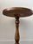 1970s Small Vintage Rustic Round Wooden Side Table with Turned Legs, 1970s For Sale - Image 5 of 8