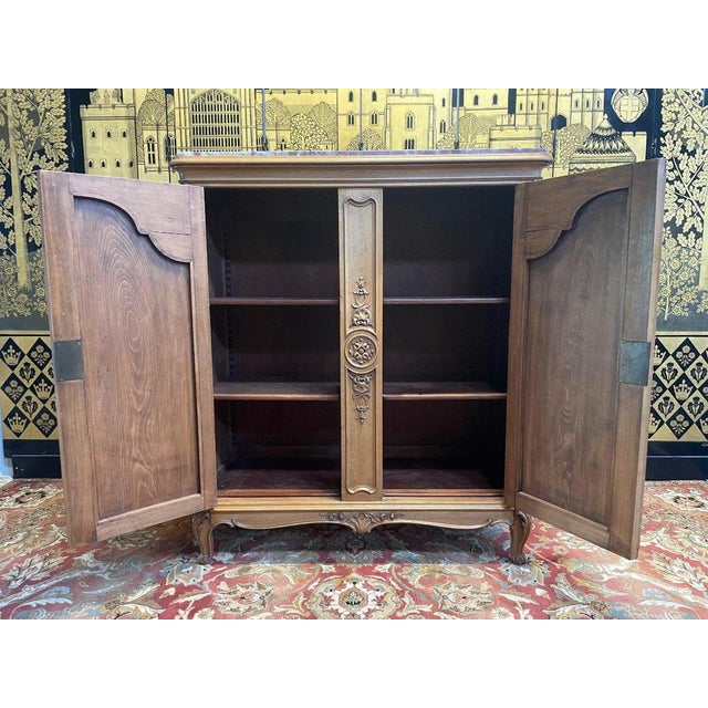 Wood 20th Century Louis XV Buffet For Sale - Image 7 of 9