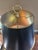 Vintage Brass Horn-Shaped Lamp Table Lamp For Sale - Image 11 of 13