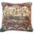 Large Antique 19thc English Needlepoint Scenic Tapestry Cushion Pillow For Sale