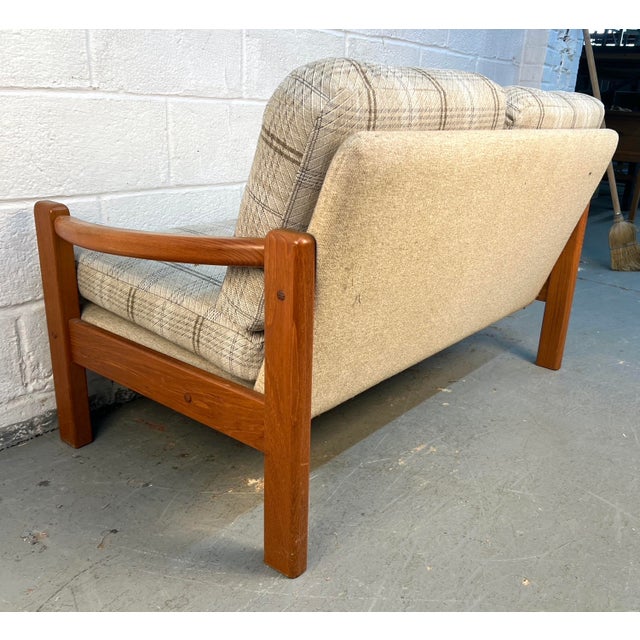 Wood Mid 20th Century Danish Teak Mid-Century Modern Sofa For Sale - Image 7 of 18