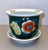 Green Floral Chinoiserie Planter With Tray For Sale - Image 4 of 10